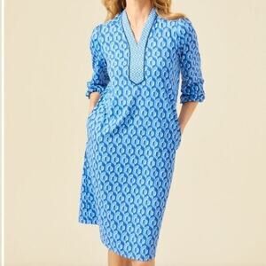 J.Mclaughlin Emer Dress in Midi Hexapop Geo NWT size small